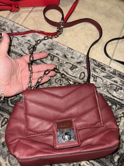 Guess Burgundy Purse