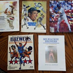 Milwaukee Brewers Yearbooks