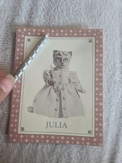 Franklin Mint Country Cats Missing Poster For Nathan And Julia And Her Flute