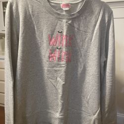 Kate Spade ( Wink Wink ) Sweatshirt womens. size: xl (new)