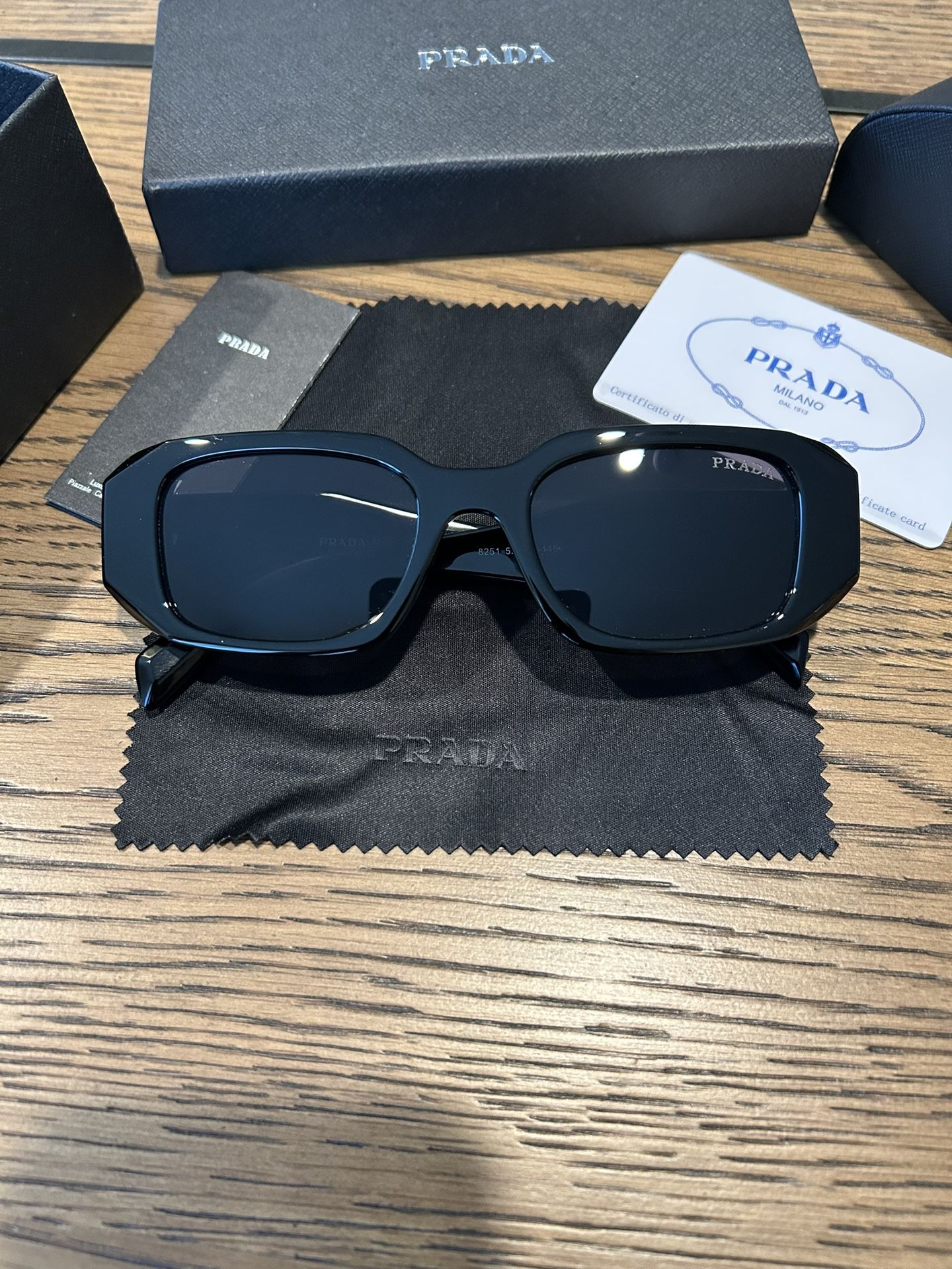 Authentic Prada black sunglasses