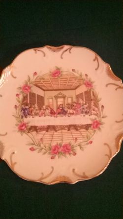 The. Last supper plate