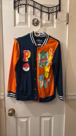 Pokemon letterman kids jacket