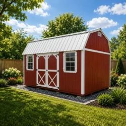 Shed Gal Deal Alert 10x16 Lofted Barn on sale!