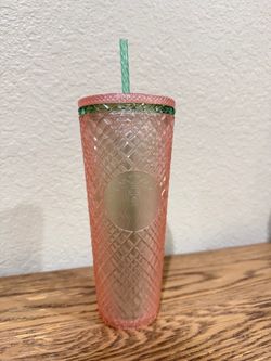Starbucks Pink Diamond Studded Cold Cup Tumbler