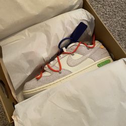 Off White Nike Dunk Low “Lot 13” Sz 9.5