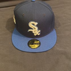 Navy Blue Sox Hat