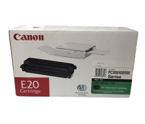 Canon E20 Cartridge For PC 300/400/500 Series Black New Sealed