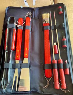 Brand new barbecue grilling tool set
