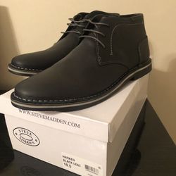 Steve Madden Men Boots size 10.5 Leather Dress Shoes