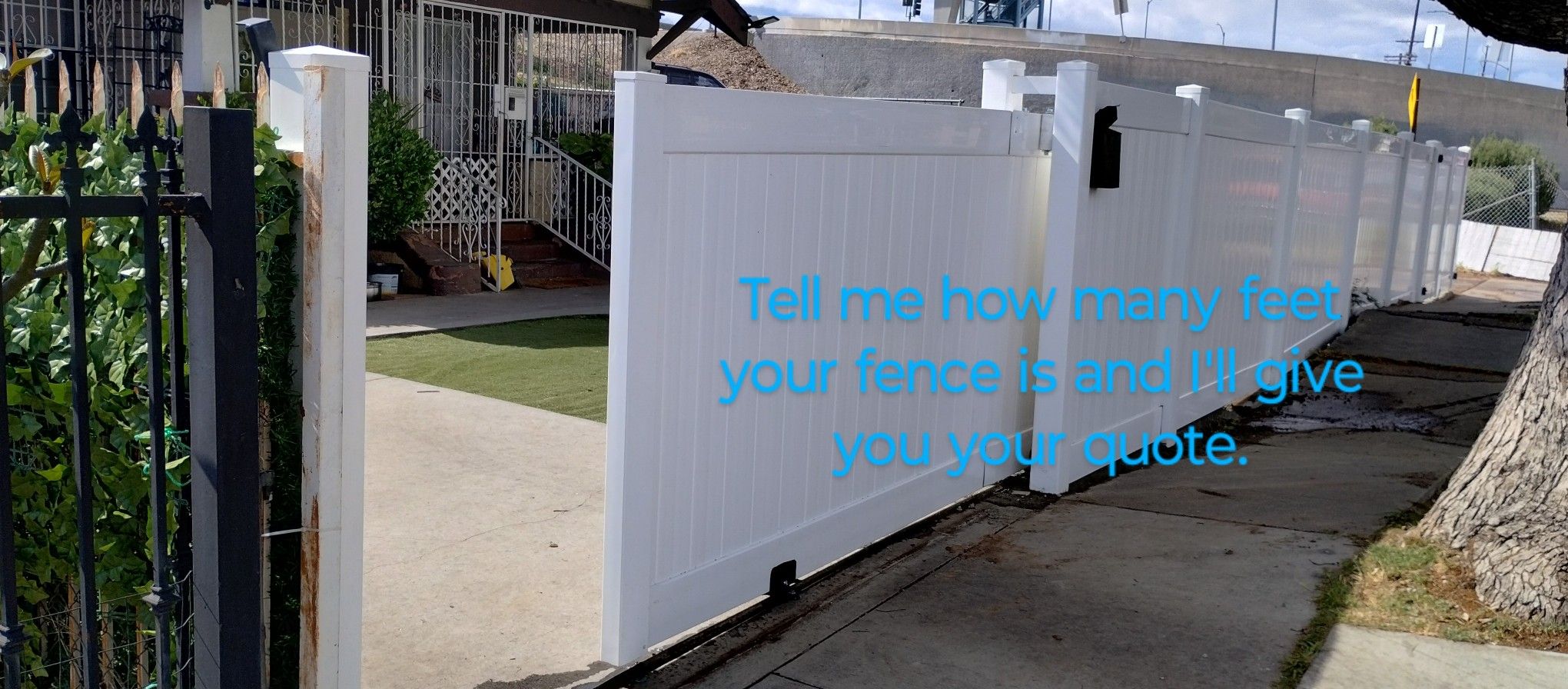 Vinyl Fence