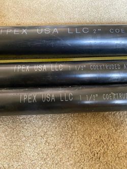 2” and 1.5” ABS pipe