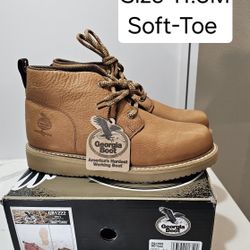Georgia Soft Toe Work Boots Size 11.5 