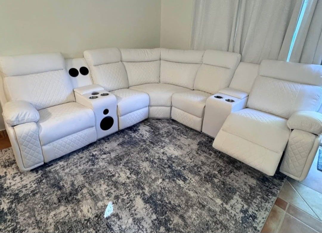 Electric Recliner Sectional Sofa ⚜️ Sofas Seccional Reclinables Electricos 🚚[FAST-DELIVERY]💨
