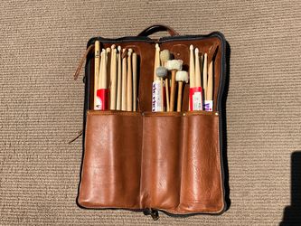 Drum bag & sticks.