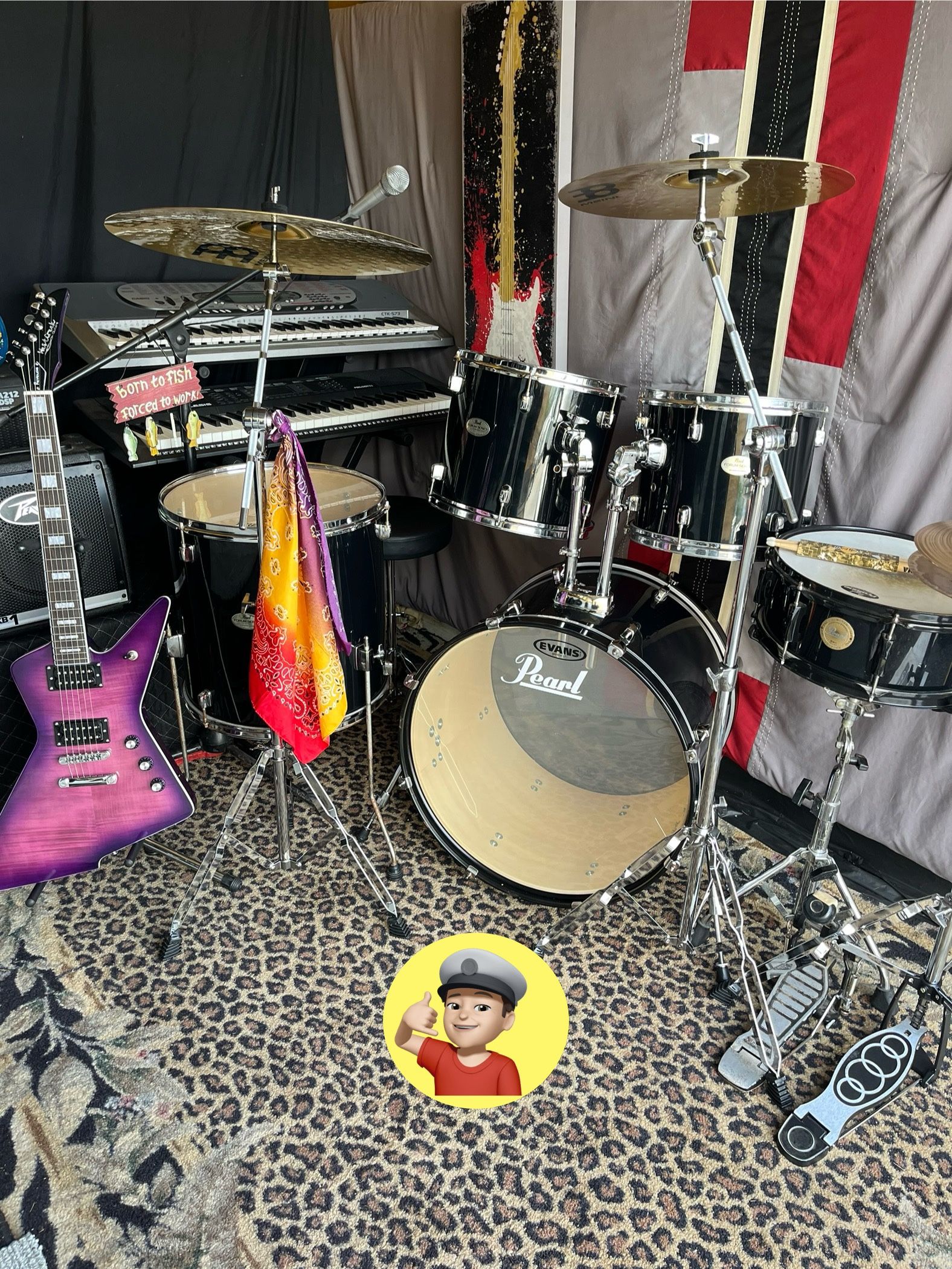 π₯ Pearl βFORUMβ Drum Set w/NEW Cymbals
