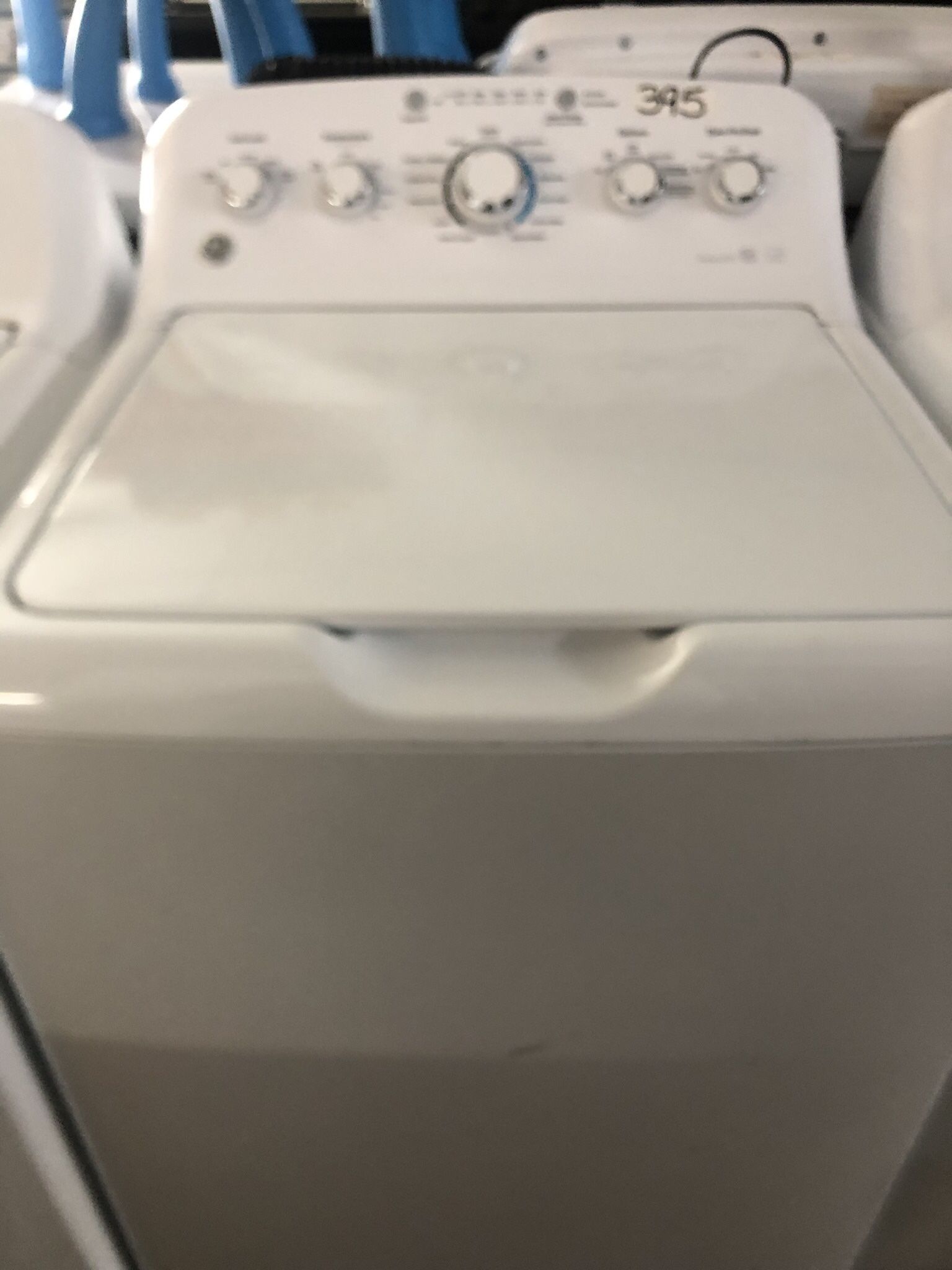 White GE Washer New Body Style