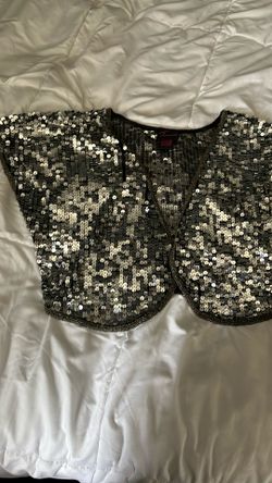 Sequin Vest. 
