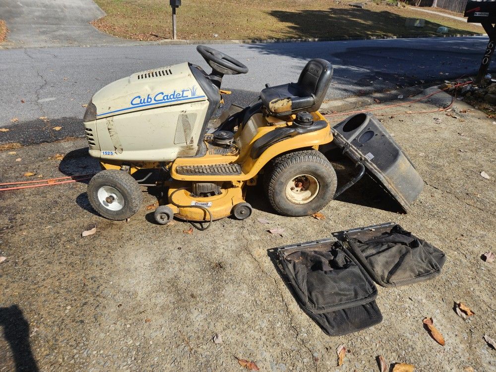 Cub Cadet 42" Riding Lawn Mower For Parts Or Repair 