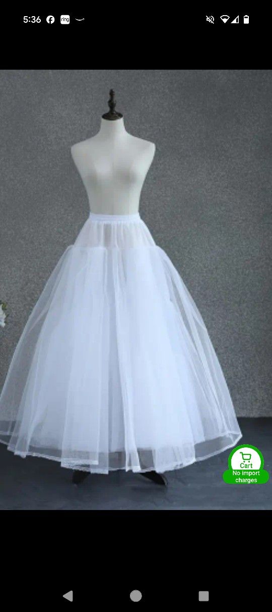 White Petite Skirt