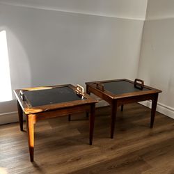 2 Mid-Century Nesting Tables