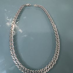 Italy Sterling Silver Extra Fancy Double Curb Link 48.7g Necklace *L@@K*”