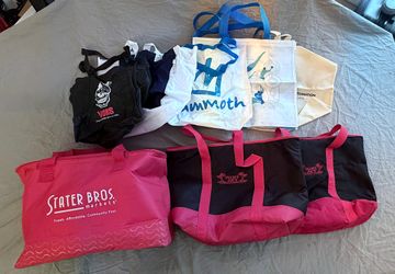 Reusable Grocery Tote Bags Lot of 8