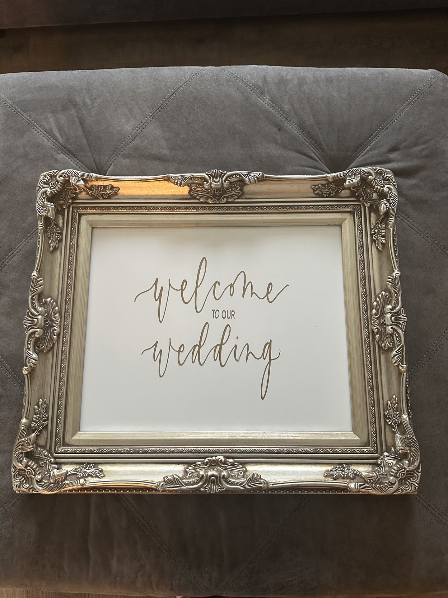 Welcome To Our Wedding Sign 