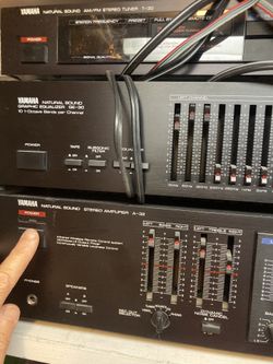 Yamaha equalizer and other stereo equipment