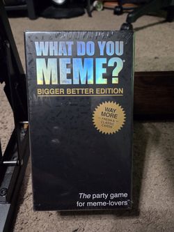 NEW/Sealed What Do You Meme? Bigger Better Edition (Party Game)