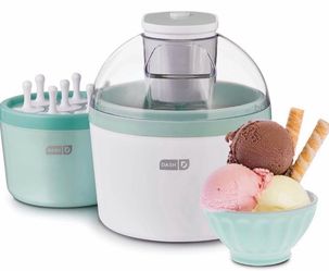 New Aqua Dash Ice Cream Sherbet Ice Pops Frozen Yogurt Maker