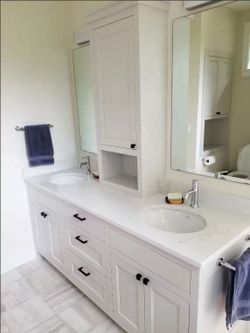 60 Inch vanity cabinet with countertopand sink