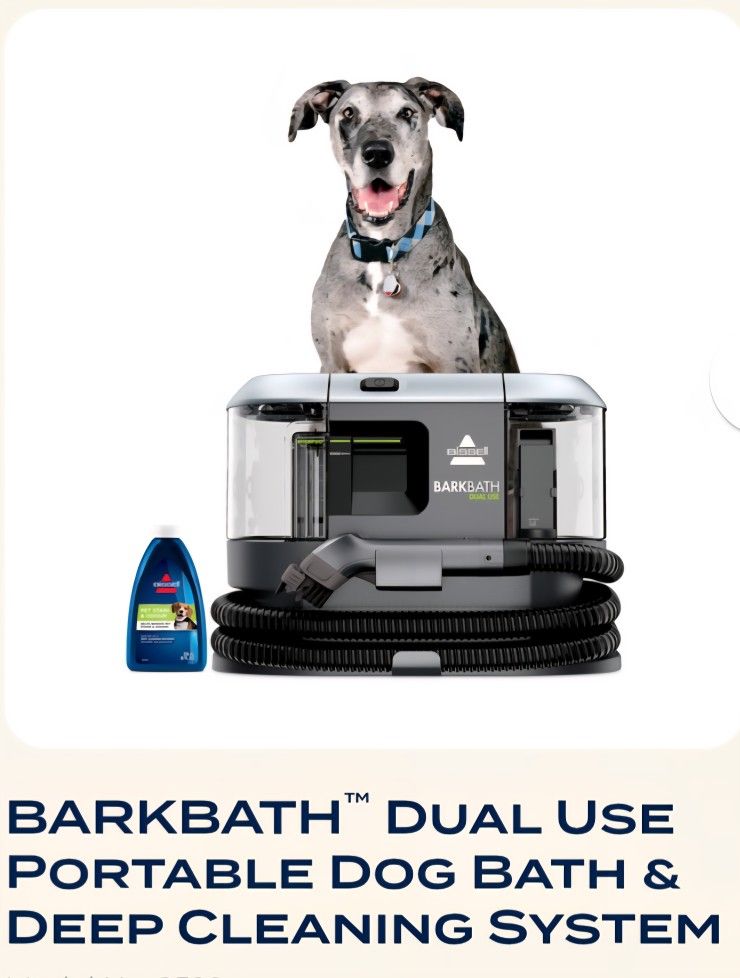 BARKBATHâ„¢ Dual Use Portable Dog Bath & Deep Cleaning System