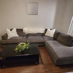 Dark Grey Sectional Sofa