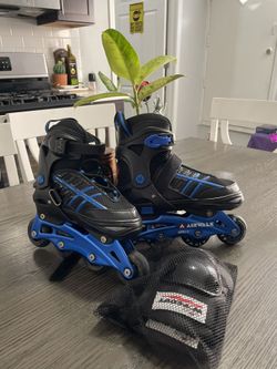 Skates And Knee Guards 