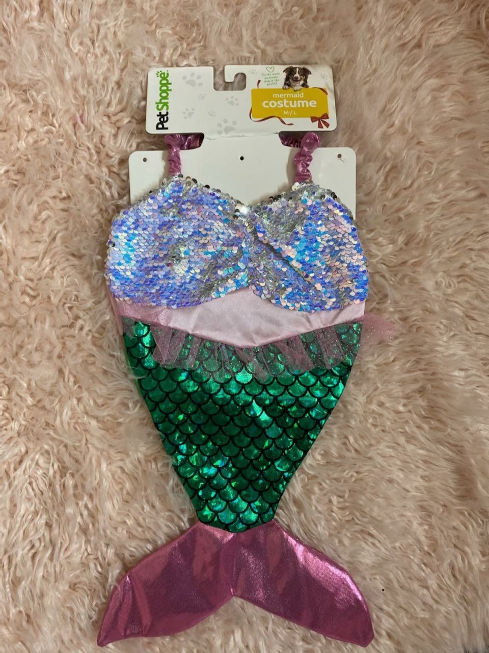 medium/large dog/ pet mermaid costume