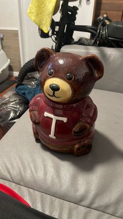 Ceramic Teddy Bear Cookie Jar