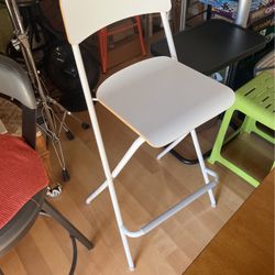 IKEA White Bar Stool
