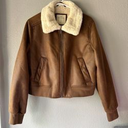 Women’s Hollister Aviator Faux Sherpa Jacket