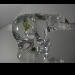 Waterford Crystal Bear Sculpture -; Figurine 6"×4" - V81