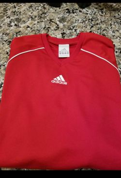 Adidas Red Short Sleeved Shirt - Size Men's M