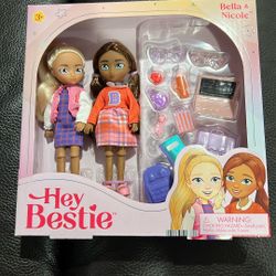 Hey Bestie Bella & Nicole Play Set Let’s Be Friends 