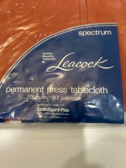 Spectrum fabric table cloth by Leacock