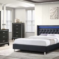 Queen Size Frame And Mattress 