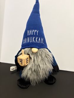 Rae Dunn Happy Hanukkah Gnome NEW