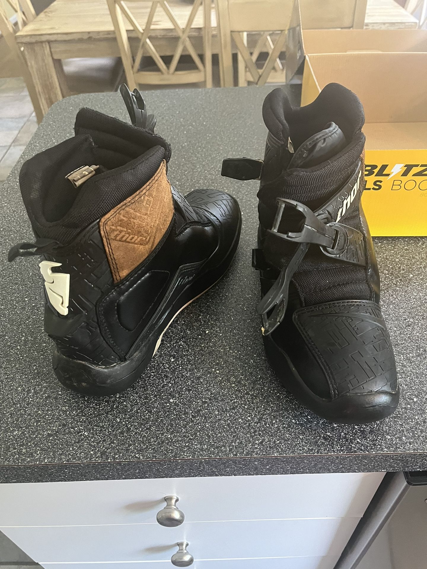 Thor Blitz S4 LS Motorcross ATV Boots Adult Mens Size 12 for Sale in Saint Charles MD OfferUp