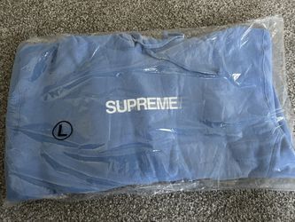 Supreme SS23 Motion Logo Hoodie Blue Size L