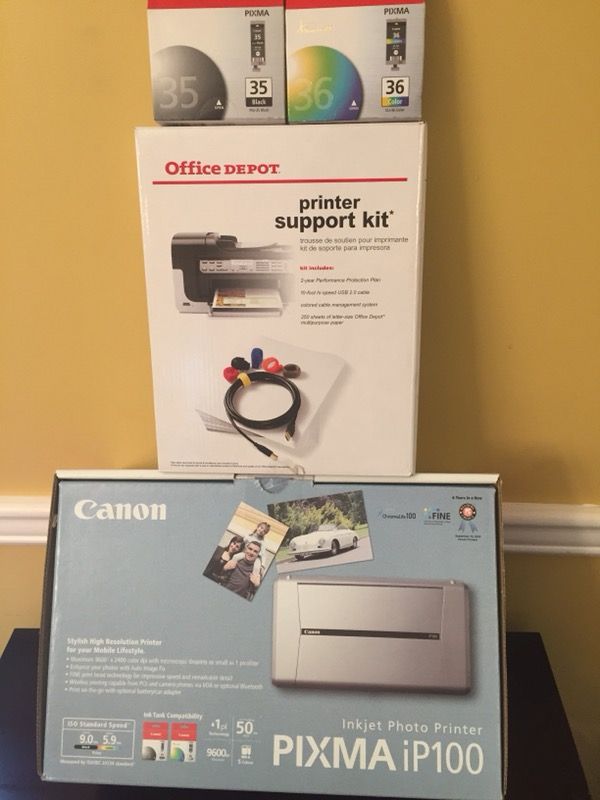 Cannon Color Pixma IP100 Portable Printer