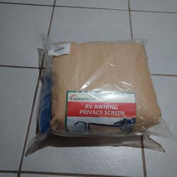 CAMWIGS RV AWNING PRIVACY SCREEN NEW the measurements are in the photo