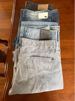 Men’s barely worn jeans & pants 34x30